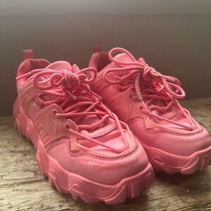 Pink Chunky Sneakers